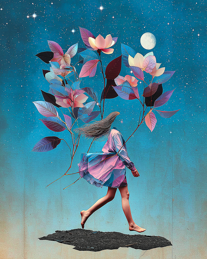 Moontide - Collage digital